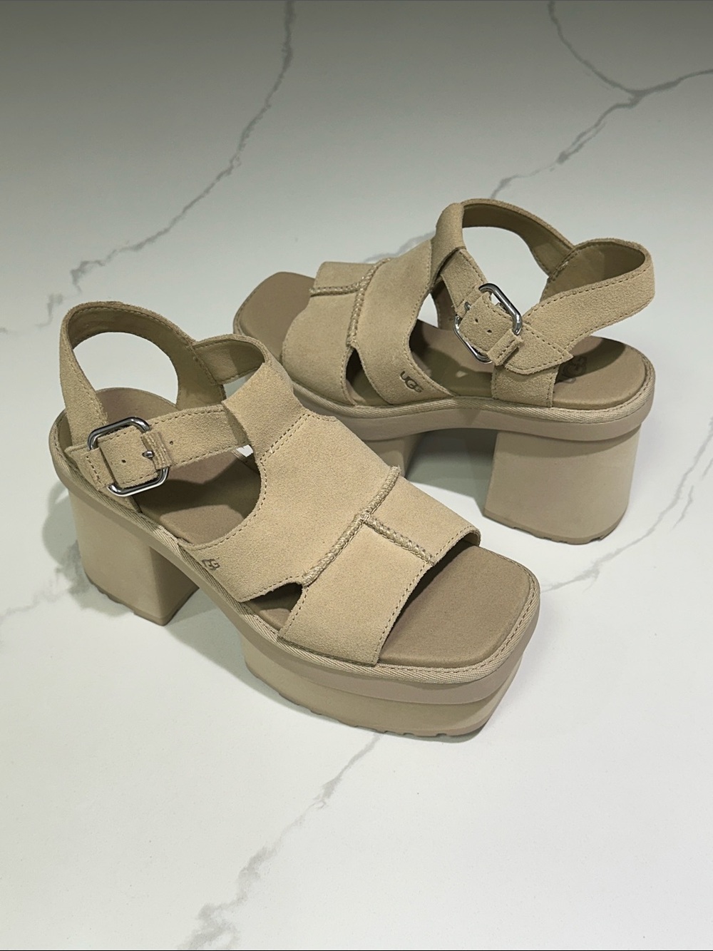 New Without Box UGG Platform Sandals